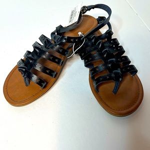 Mossimo Lori Open-Toe Gladiator Sandal in Black NEW